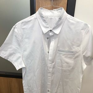 Lululemon short sleeve button down shirt